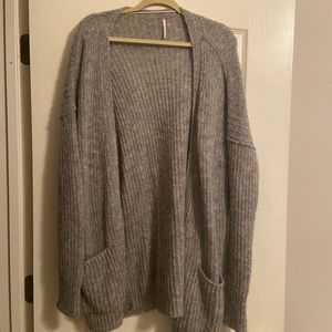 Free People grey cardigan